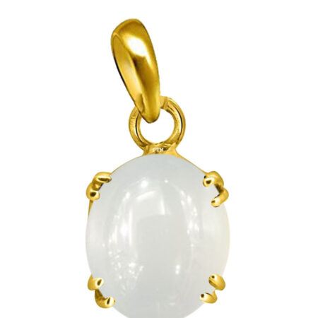 Buy PTM 22k Gold Plated Panchdhatu 6.50 Carat Moonstone Gemstone Pendant ( Men and Women) (DPMN-NFBA2) Online at Best Prices in India - JioMart.