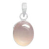Ptm Sterling Silver Moonstone/Chandrakant 3.25 Ratti to 10.25 Ratti or 3 Carat to 9.5 Carat Natural Certified Astrological Gemstone 925 bis Hallmark pendant for Men & Women -vslp3