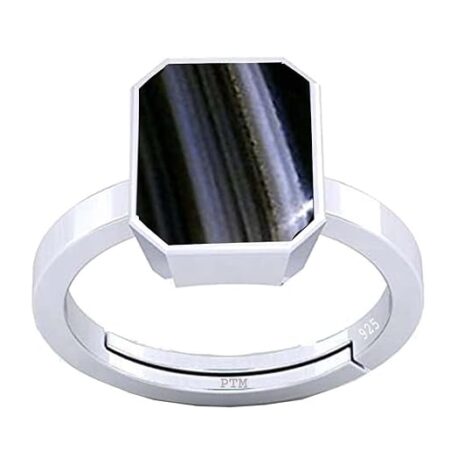 Ptm Natural Sulemani Hakik 3.25 Ratti to 10.25 Ratti or 3 Carat to 9.5 Carat Astrological Certified Gemstone Sterling Silver/bis Hallmark Ring for Men & Women