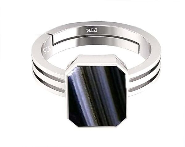Ptm Natural Sulemani Hakik 3.25 Ratti to 10.25 Ratti or 3 Carat to 9.5 Carat Astrological Certified Gemstone Sterling Silver/bis Hallmark Ring for Men & Women