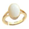 PTM Opal 3.25 Ratti to 10.25 Ratti or 3 Carat to 9.5 Carat Astrological Certified Gemstone Panchdhatu/5 Metals Gold Plated Ring for Men & Women