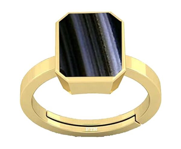 Ptm Natural Sulemani Hakik 3.25 Ratti to 10.25 Ratti or 3 Carat to 9.5 Carat Astrological Certified Gemstone Panchdhatu/5 Metals Gold Plated Ring for Men & Women