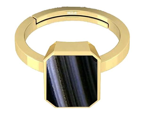 Ptm Natural Sulemani Hakik 3.25 Ratti to 10.25 Ratti or 3 Carat to 9.5 Carat Astrological Certified Gemstone Panchdhatu/5 Metals Gold Plated Ring for Men & Women
