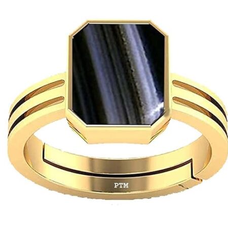 Ptm Natural Sulemani Hakik 3.25 Ratti to 10.25 Ratti or 3 Carat to 9.5 Carat Astrological Certified Gemstone Panchdhatu/5 Metals Gold Plated Ring for Men & Women