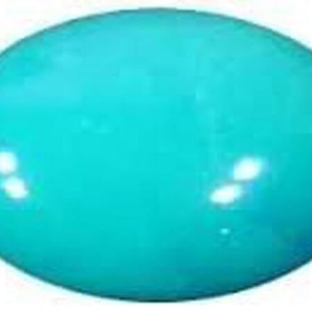 PTM Certified Firoza (Turquoise) 3.25 Ratti To 10.25 Ratti or 3.00 Carat To 9.35 Carat Astrological Gemstone with Certificate of Authenticity for Men & Women