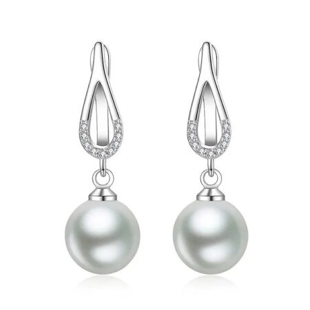 PTM Pearl 925 Sterling Silver Ear Style & Stud Earring For Woman and Girls